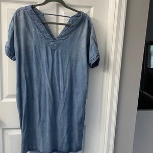 Loose fitting Jean dress Sz L